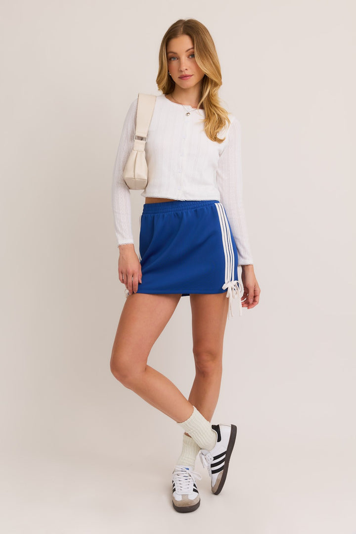 BOW TRACK MINI SKIRT