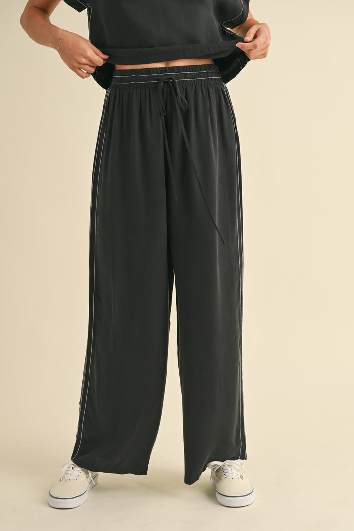 VISCOSE ELASTIC PANTS