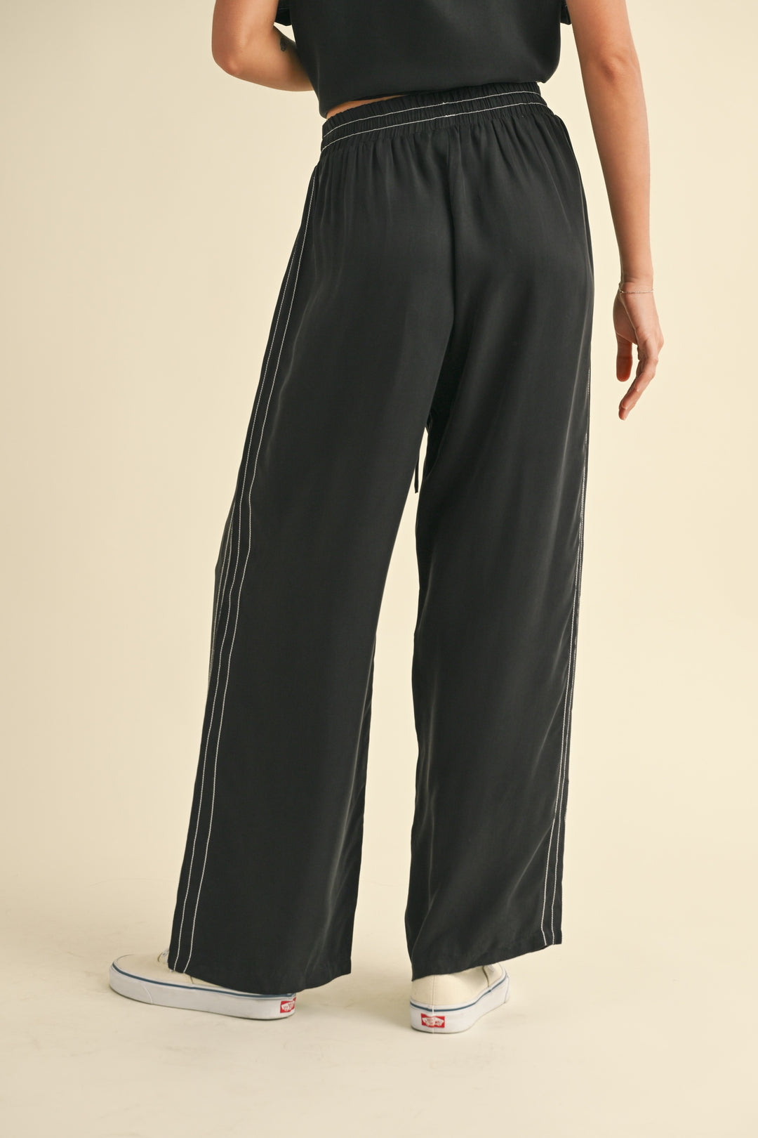 VISCOSE ELASTIC PANTS