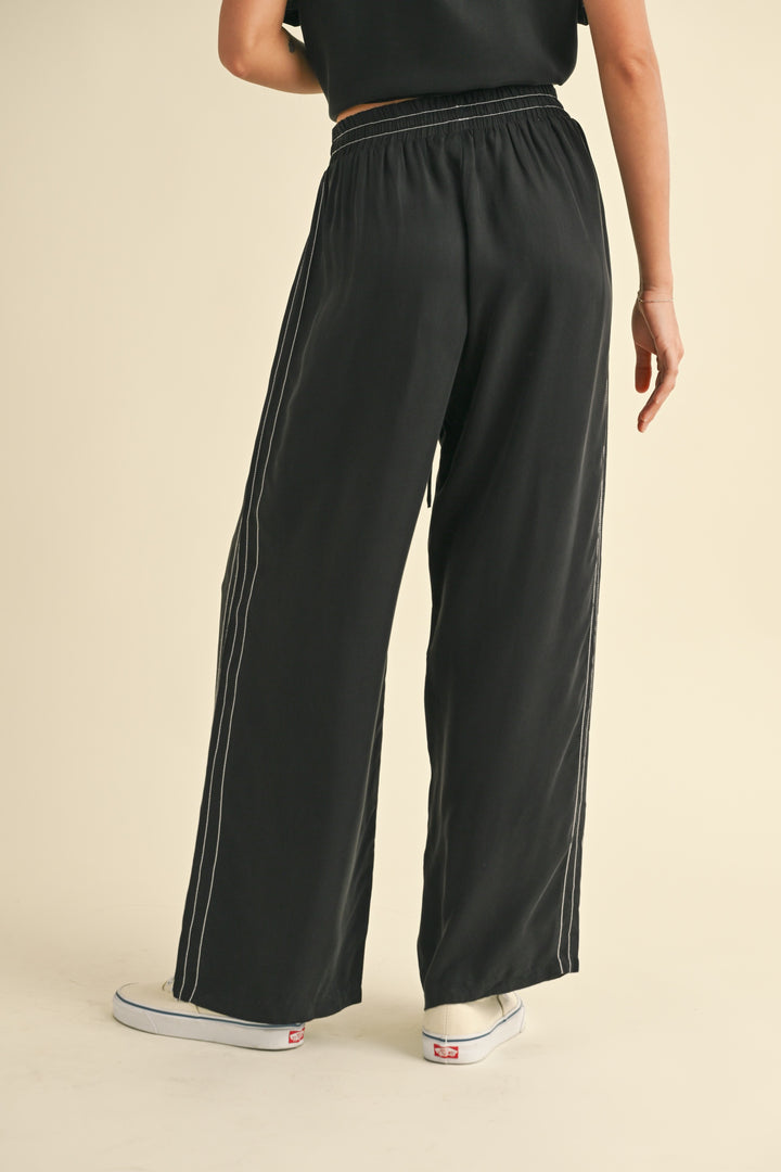 VISCOSE ELASTIC PANTS