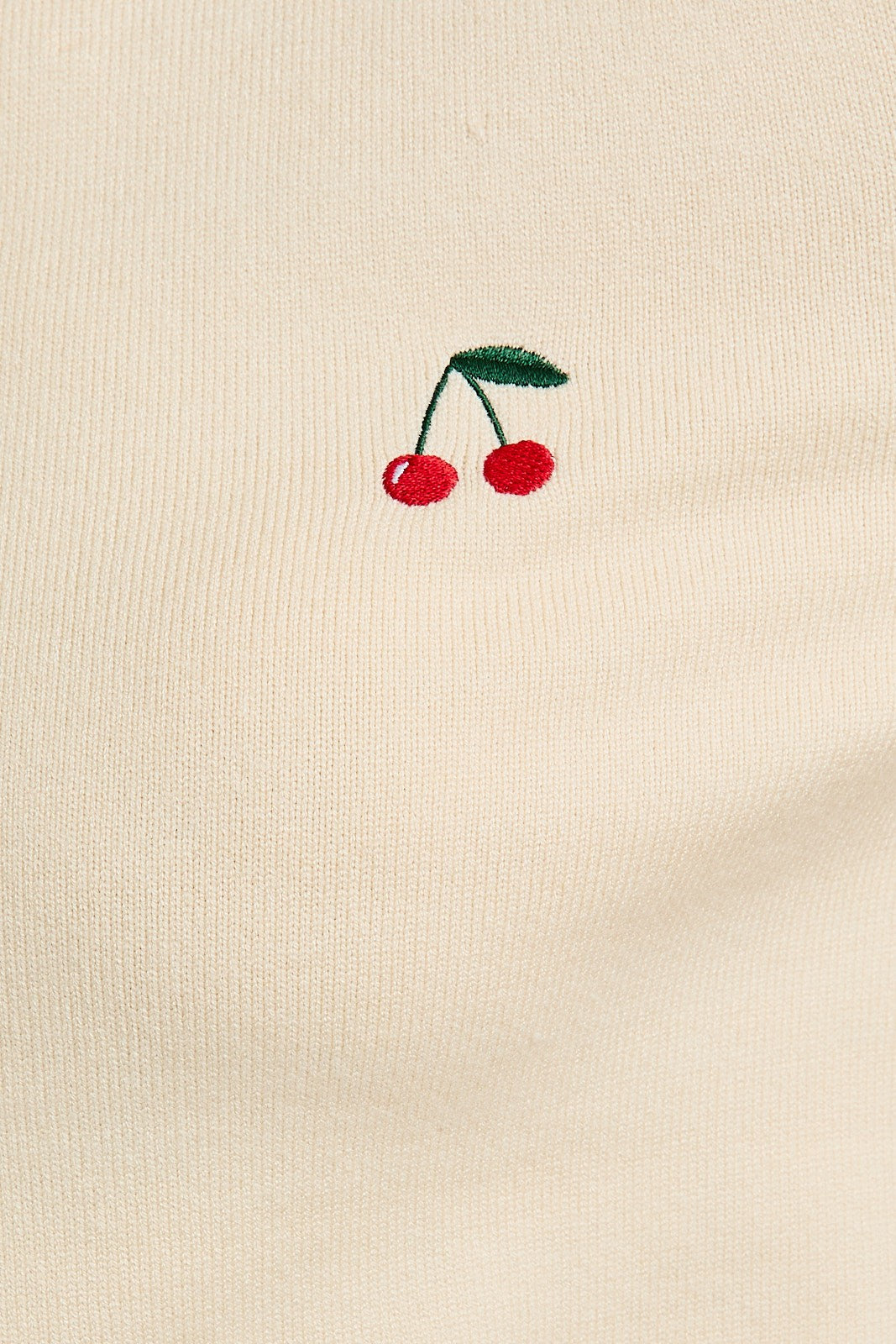 CROPPED CHERRY SWEATER