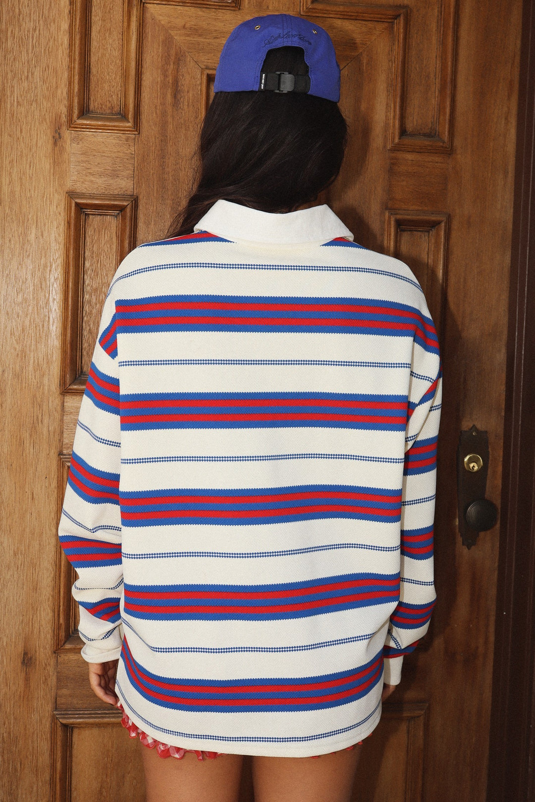 STRIPE KNIT POLO