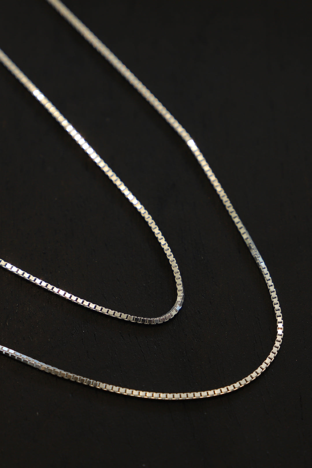 STERLING SILVER BOX CHAIN