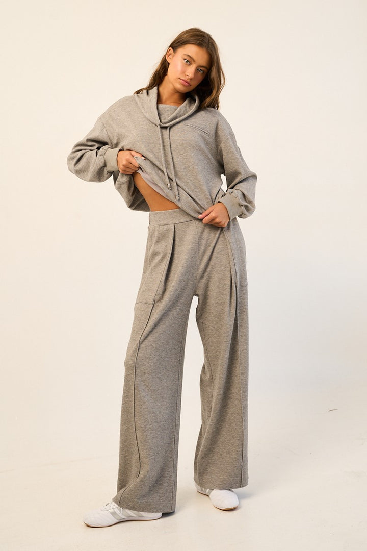 COWL NECK HOODIE