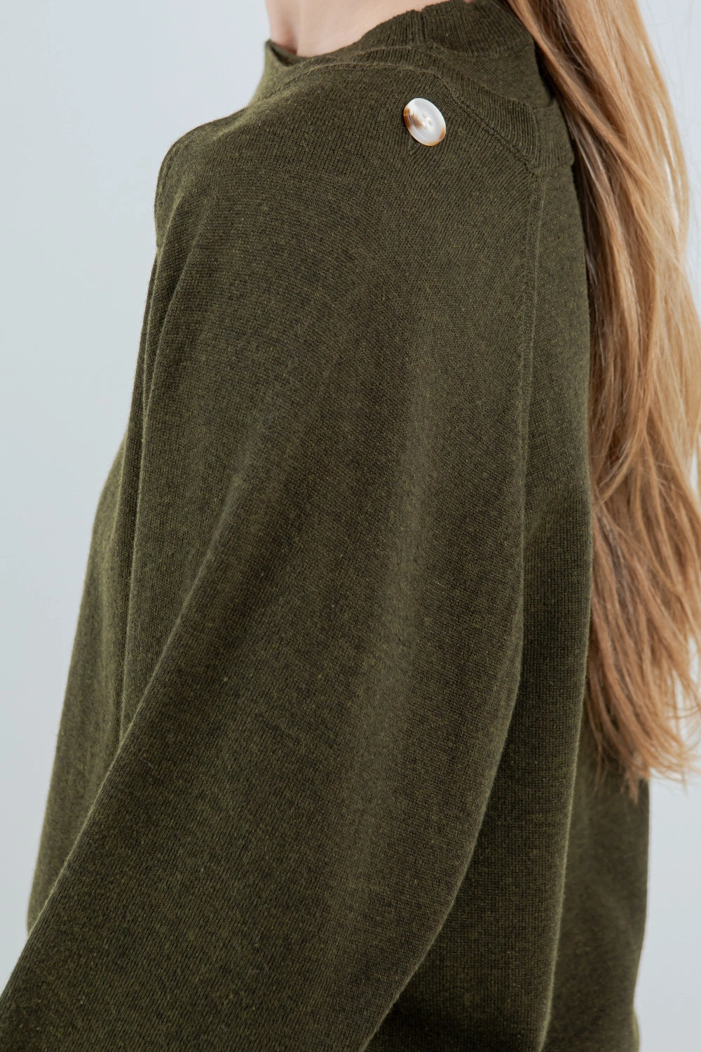 Bolero Knitted Sweater - Olive