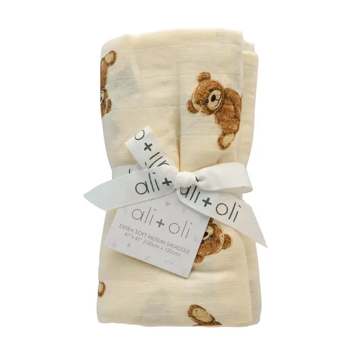 TEDDY BAMBOO SWADDLE