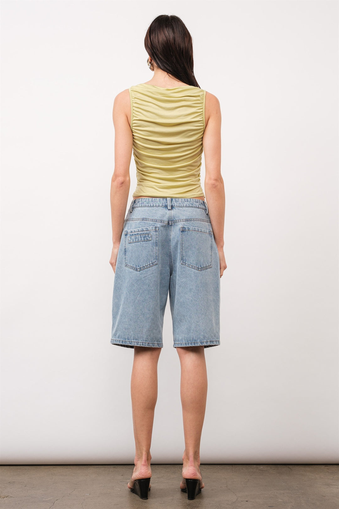 CHARLIE RUCHED TANK