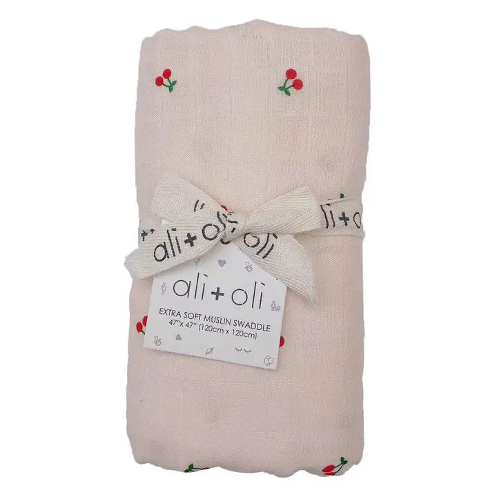 CHERRY BAMBOO SWADDLE