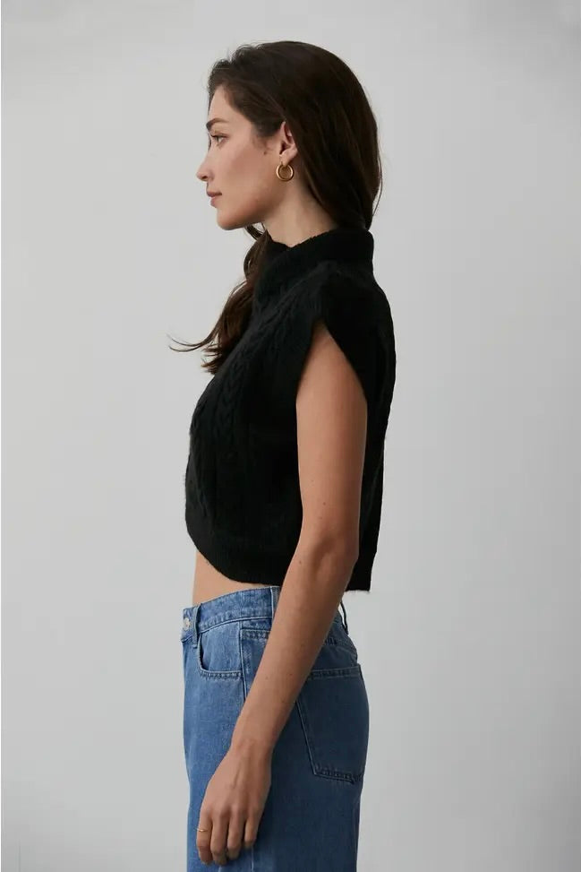 ANNA MOCK NECK SWEATER