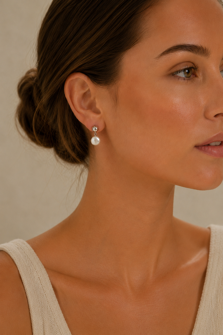 LEA PEARL DROP EARRINGS