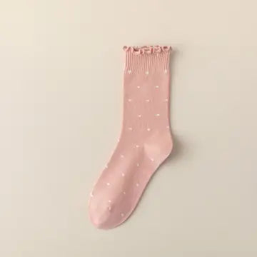 POLKA DOT TUBE SOCKS