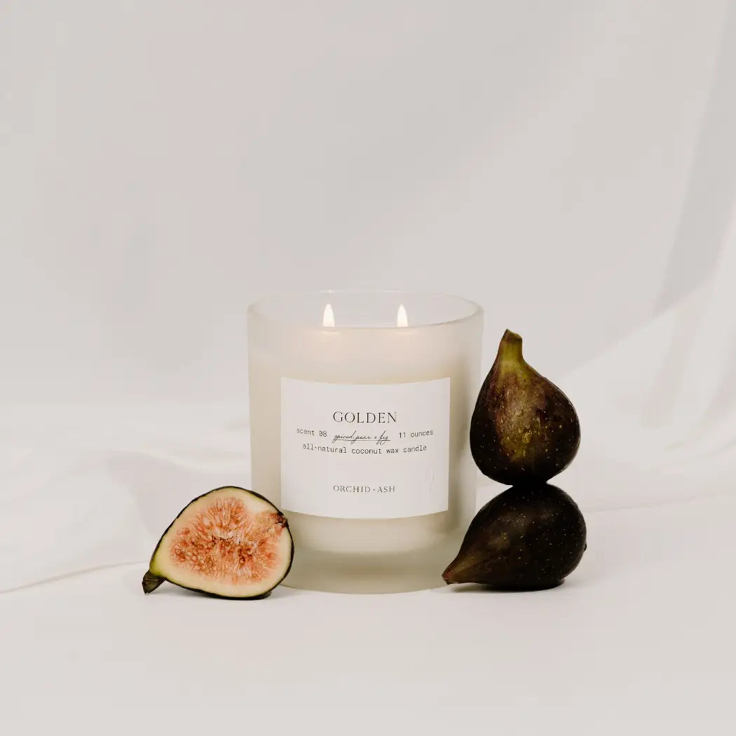 SPICED PEAR + FIG COCONUT WAX CANDLE