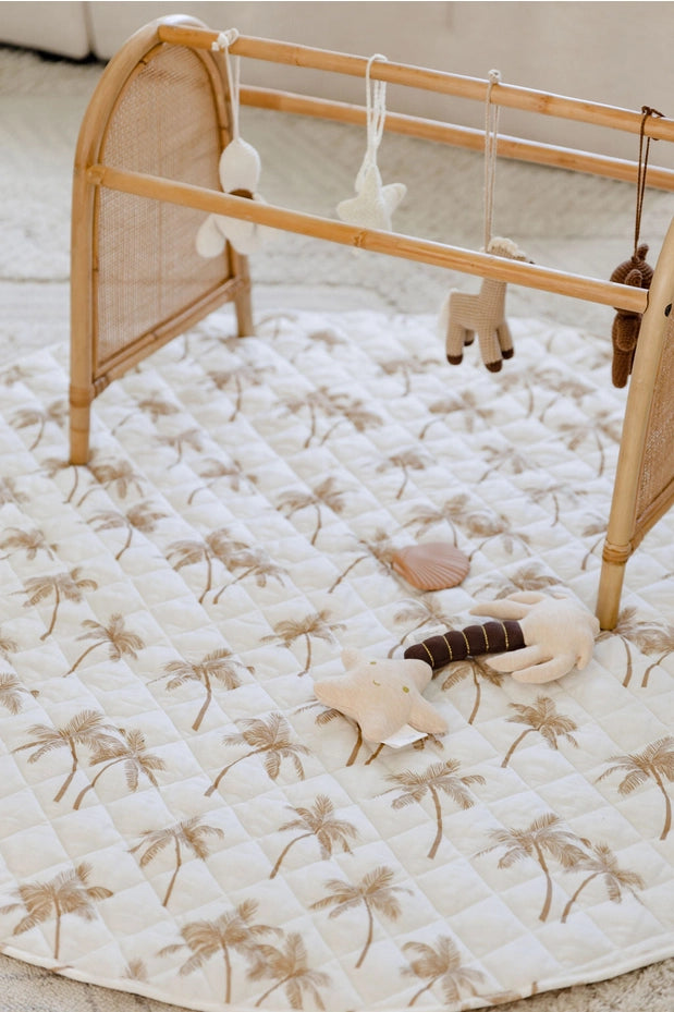 QUILTED LINEN PLAYMAT