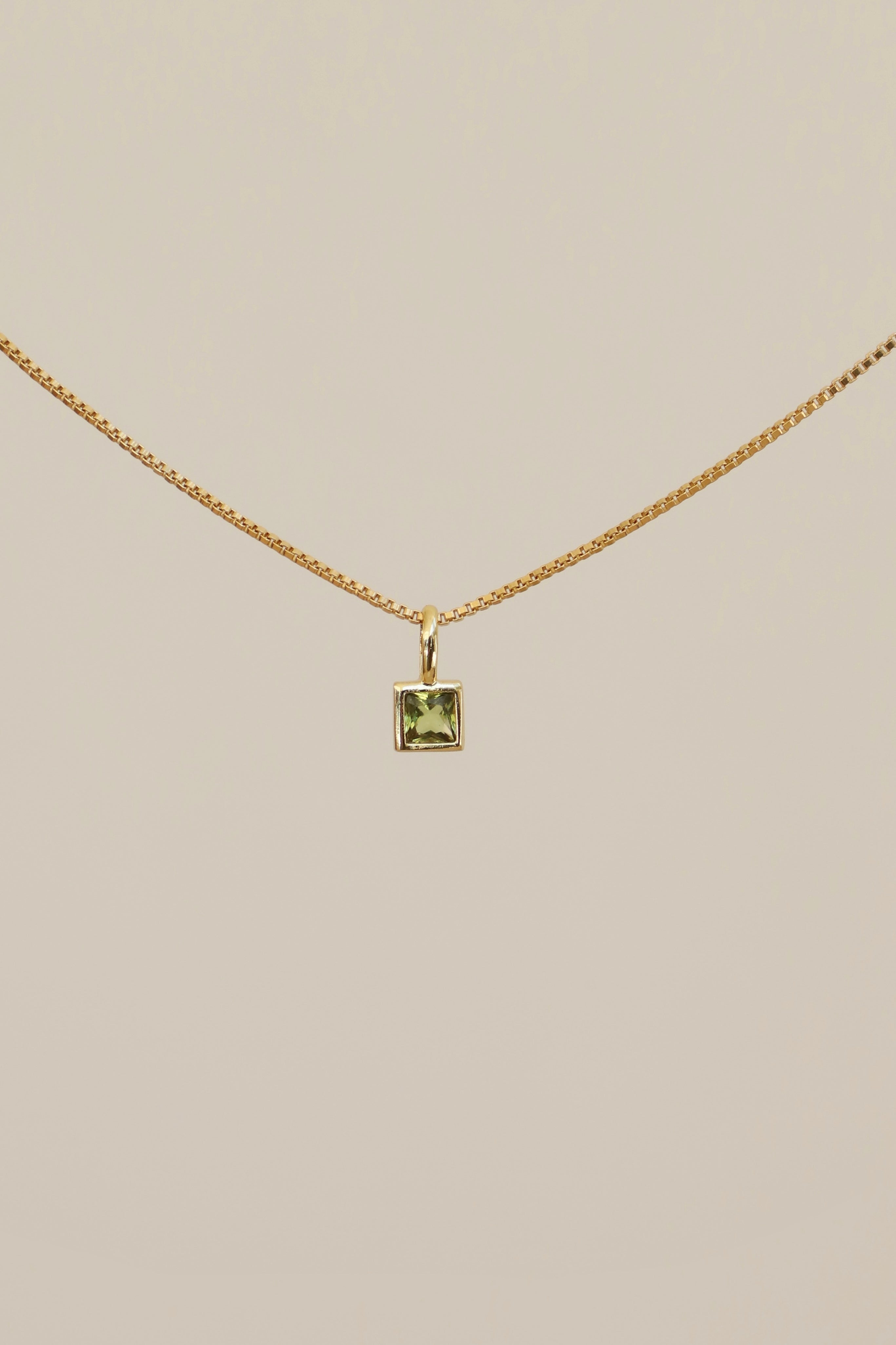 SQUARE BEZEL BIRTHSTONE CHARM – Katie Waltman Jewelry