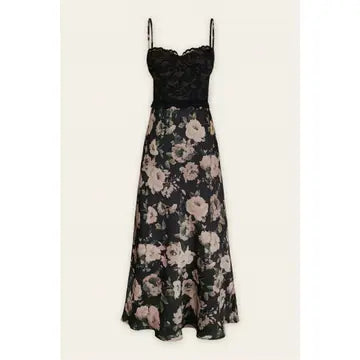 ASHEN ROSE CONVERTIBLE LACE AND SATIN DRESS – Katie Waltman Jewelry