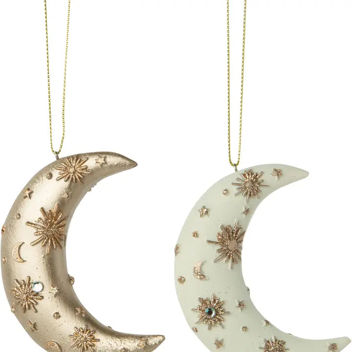 ASSORTED MOON ORNAMENTS