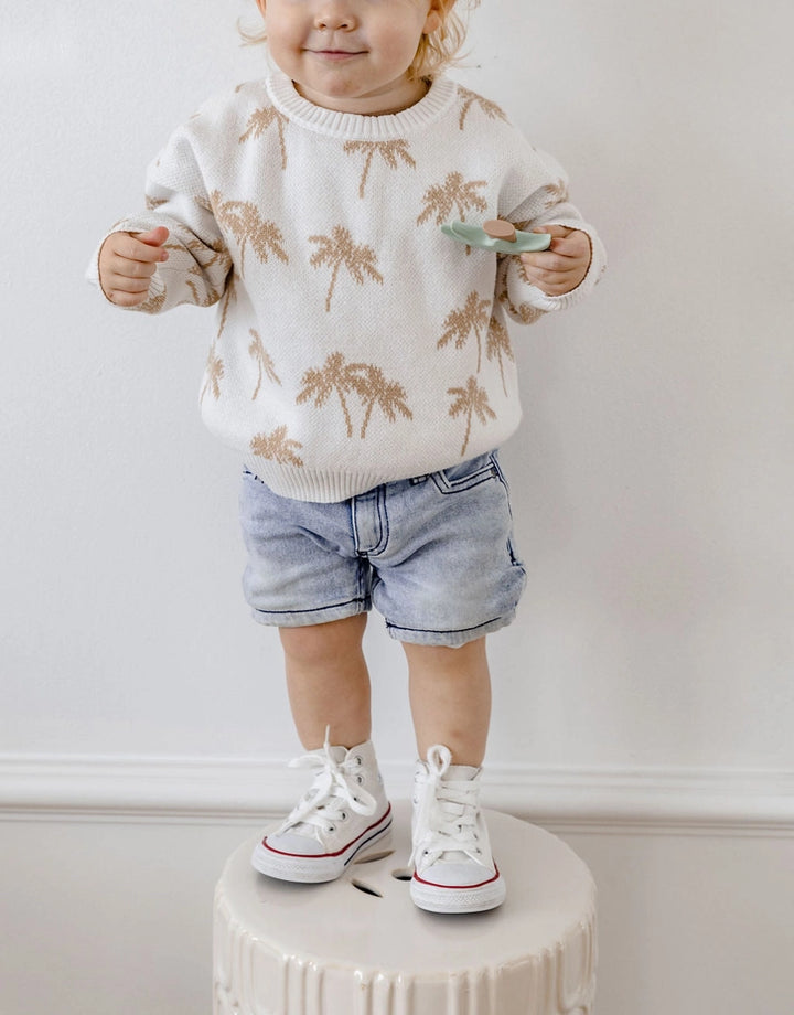 PALM TREE KNIT JUMPER