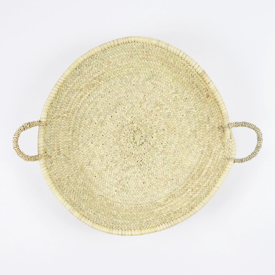 MOROCCAN STRAW WOVEN PLATE