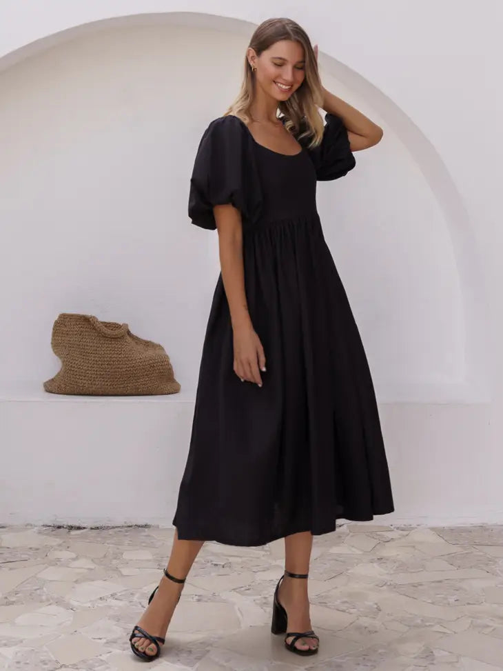 CHERIE PUFF SLEEVE DRESS