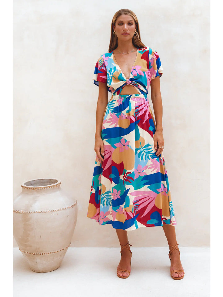 SAMARA CONVERTIBLE MIDI DRESS
