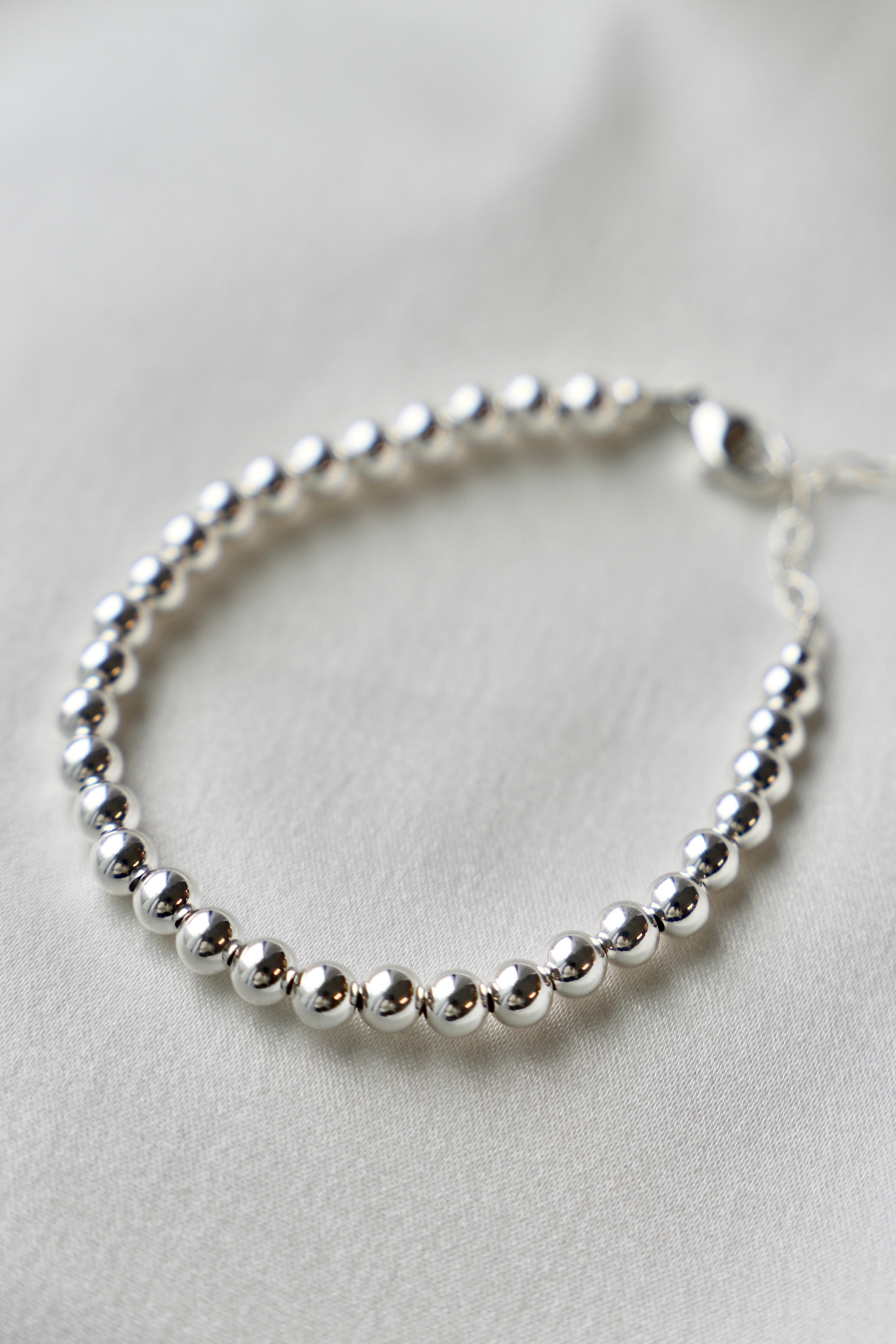 SILVER FILLED BEADED BRACELET – Katie Waltman Jewelry