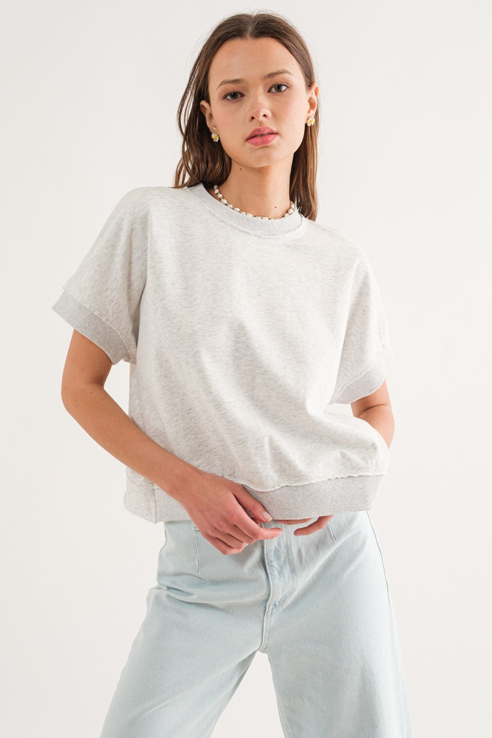 TERI SHORT SLEEVE CREWNECK