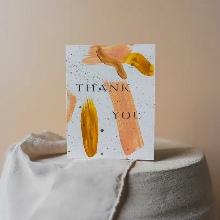 PAINTED THANK YOU CARD