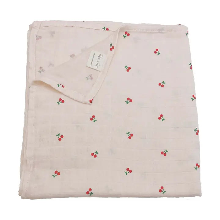 CHERRY BAMBOO SWADDLE