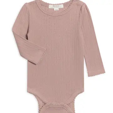 THEA POINTELLE LONGSLEEVE BODYSUIT