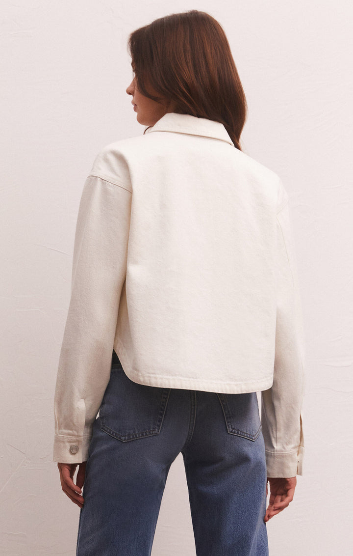 ALL DAY CROPPED DENIM JACKET