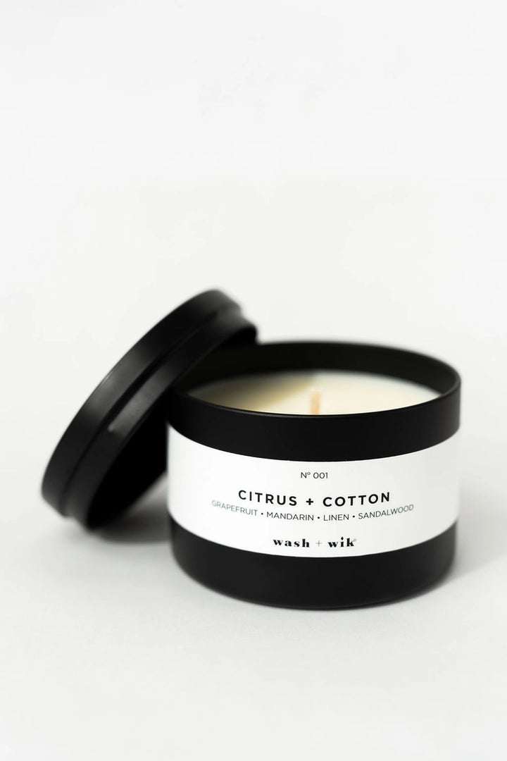 CITRUS AND COTTON CANDLE - 8OZ