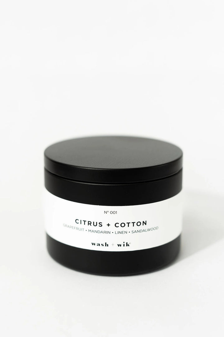 CITRUS AND COTTON CANDLE - 8OZ