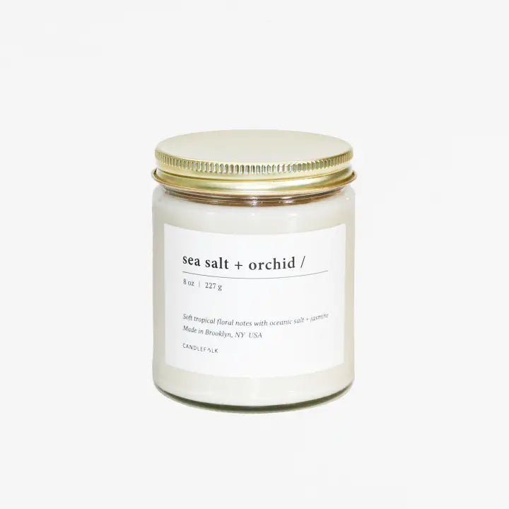 SEA SALT AND ORCHID CANDLE