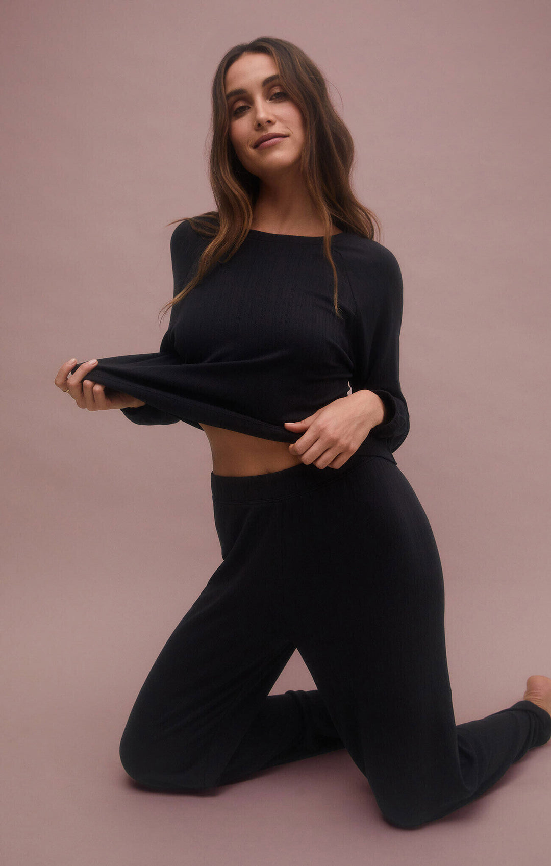 GEMMA POINTELLE LONG SLEEVE TOP