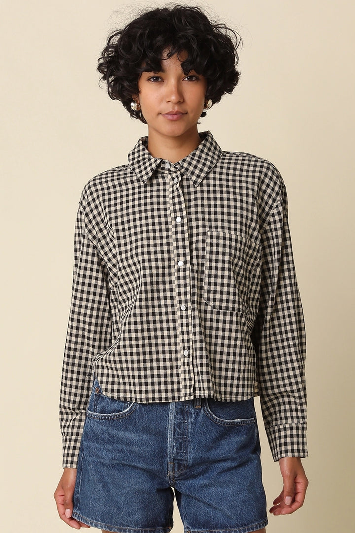 ALVINA BUTTON UP