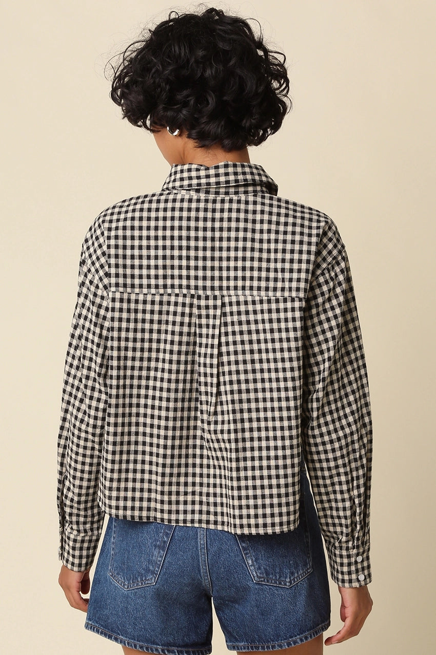 ALVINA BUTTON UP