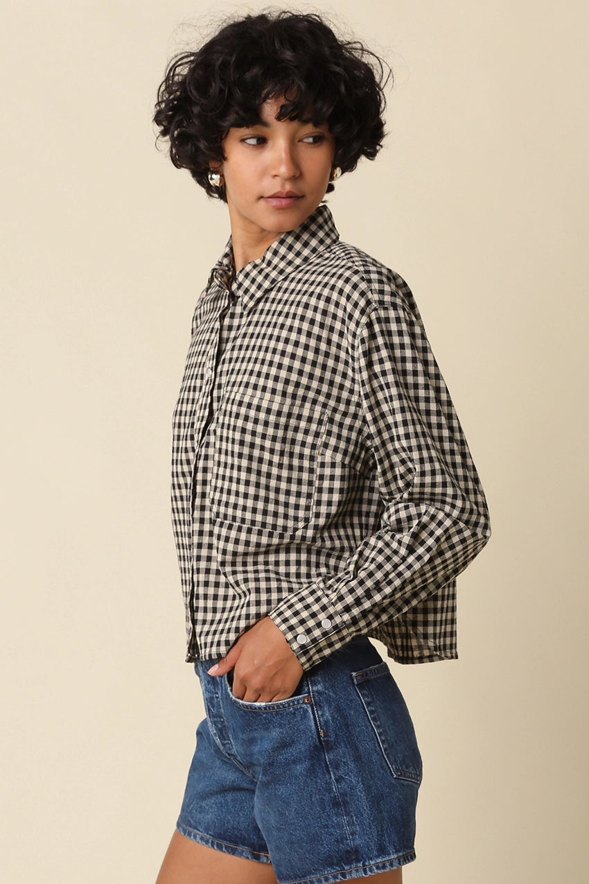 ALVINA BUTTON UP
