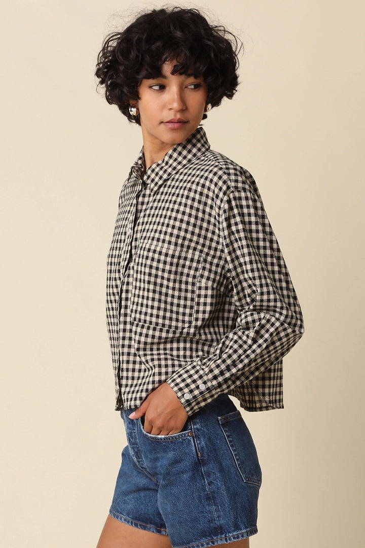 ALVINA BUTTON UP