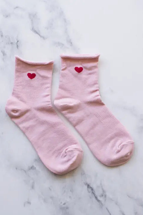 AMELIA MINI HEART SOCKS
