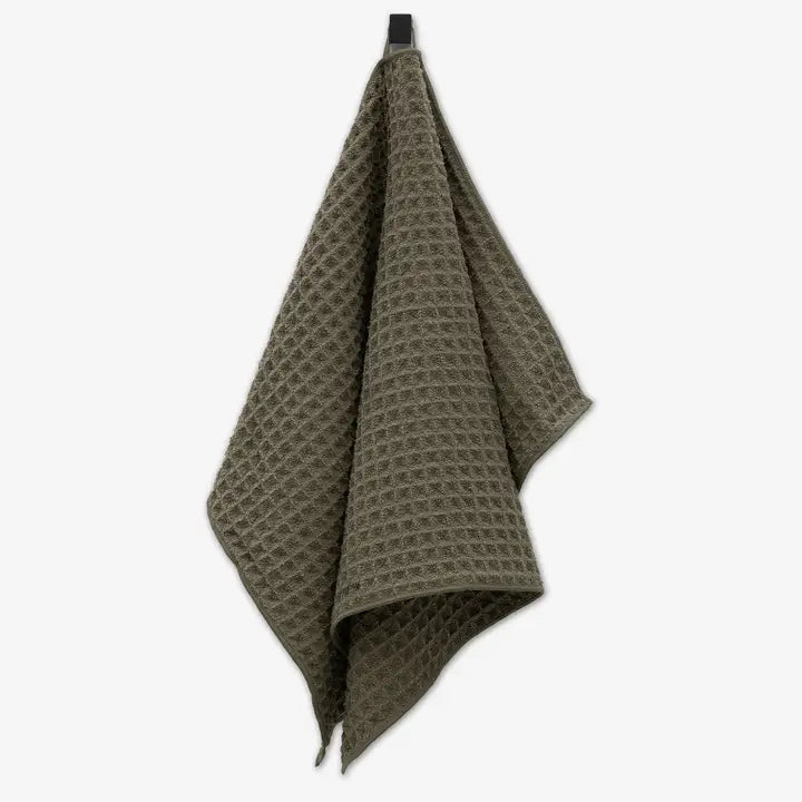 WAFFLE HAND TOWEL - FOREST