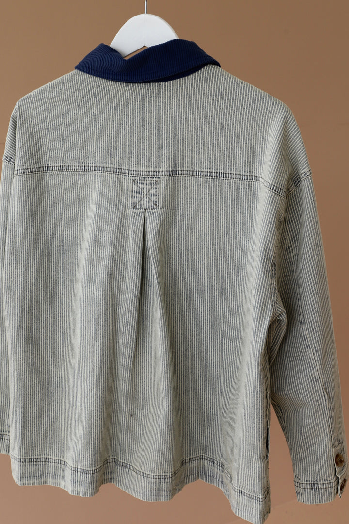JOEY STRIPED BARN JACKET