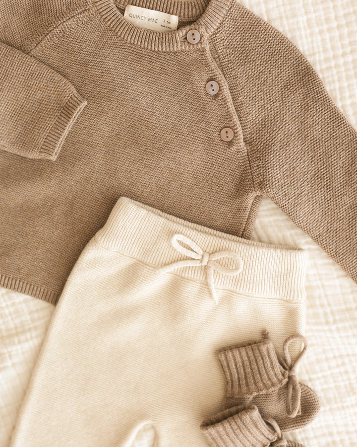 BAILEY KNIT SWEATER - MOCHA