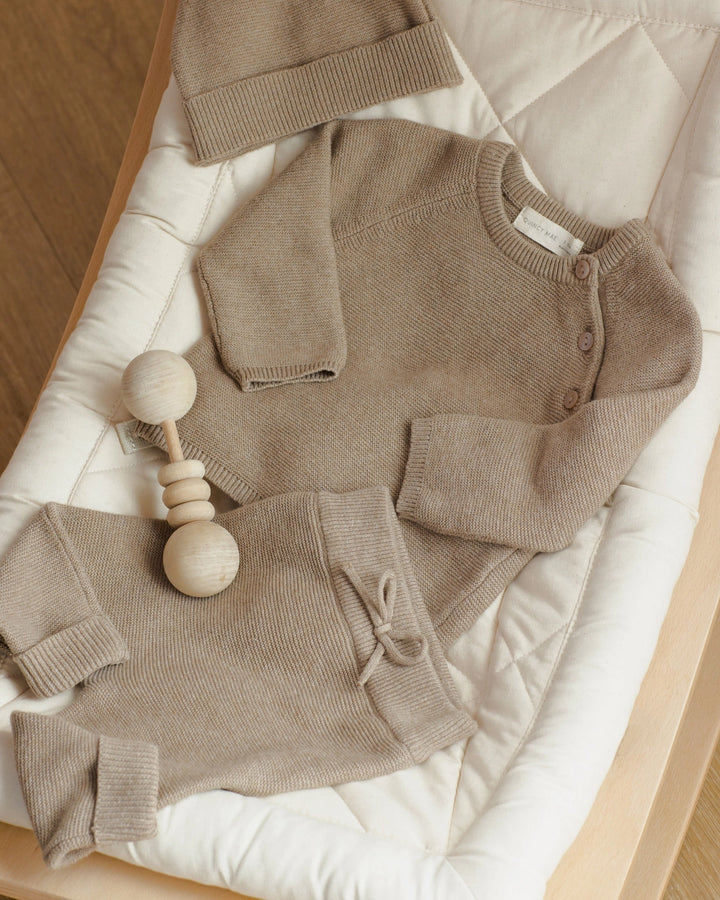 BAILEY KNIT PANT - MOCHA