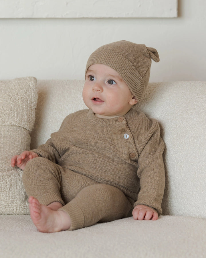 BAILEY KNIT PANT - MOCHA