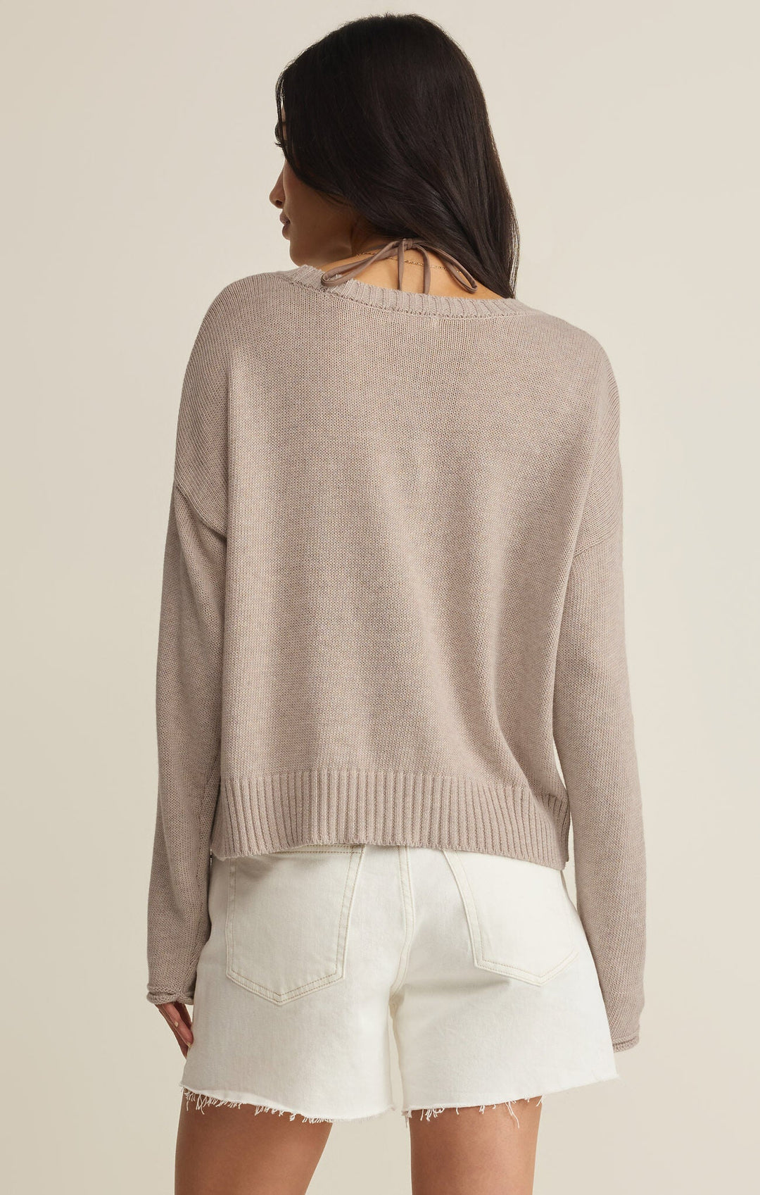 BEACH EMBROIDERED SWEATER