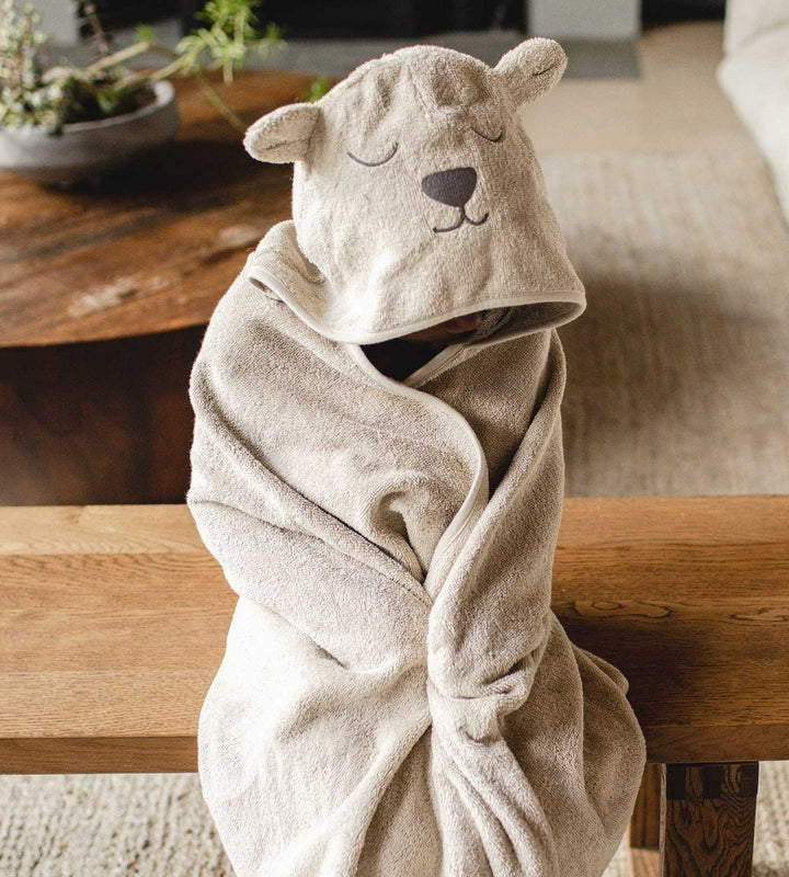 BEAR HOODED TOWEL