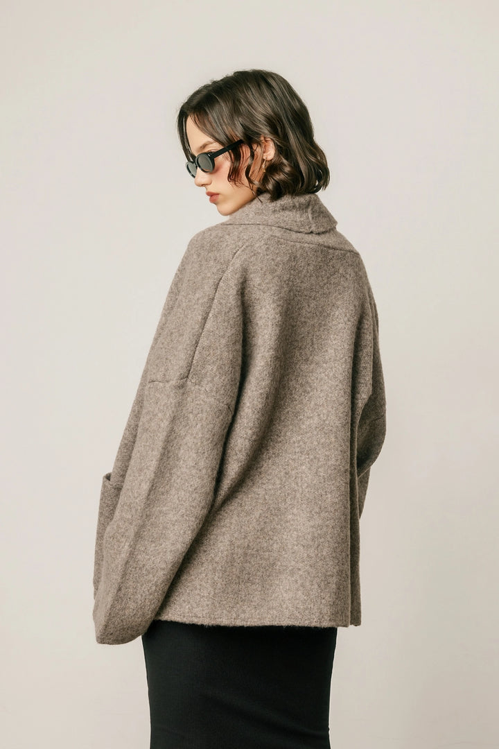 LULU CARDIGAN - BROWN
