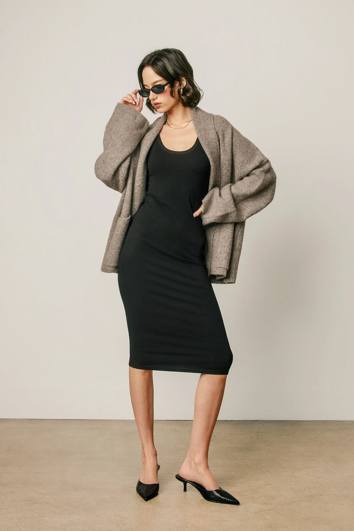 LULU CARDIGAN - BROWN