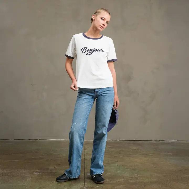 BONJOUR RINGER TEE