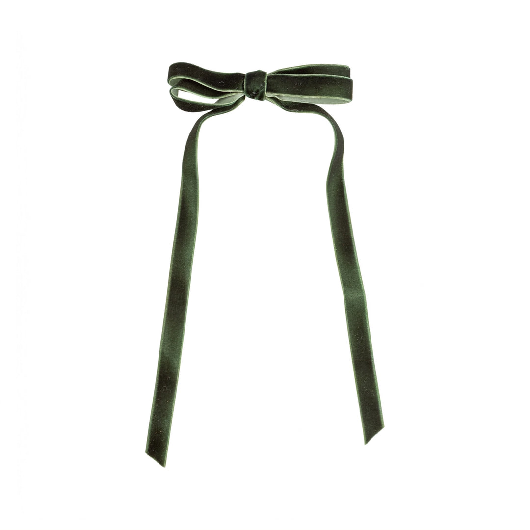 VELVET BOW ORNAMENT